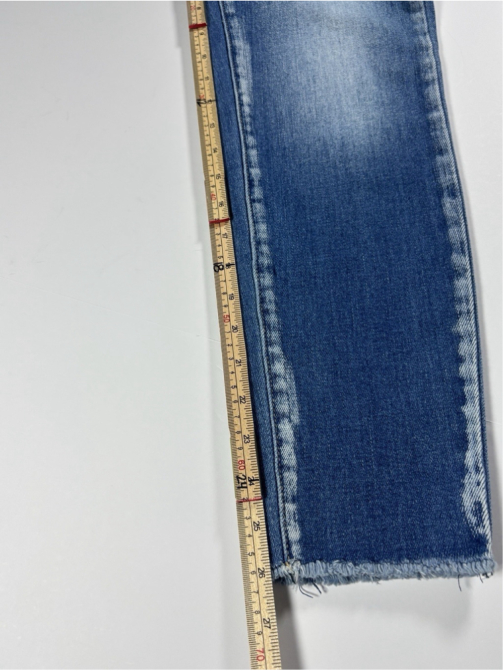 Sz 7/27 KanCan High Rise Double Button Skinny Jeans Distressed Raw Hem KC7317M - Picture 6 of 8